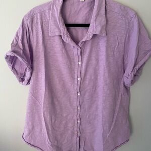 Dylan Purple Relaxed Button Down Shirt
